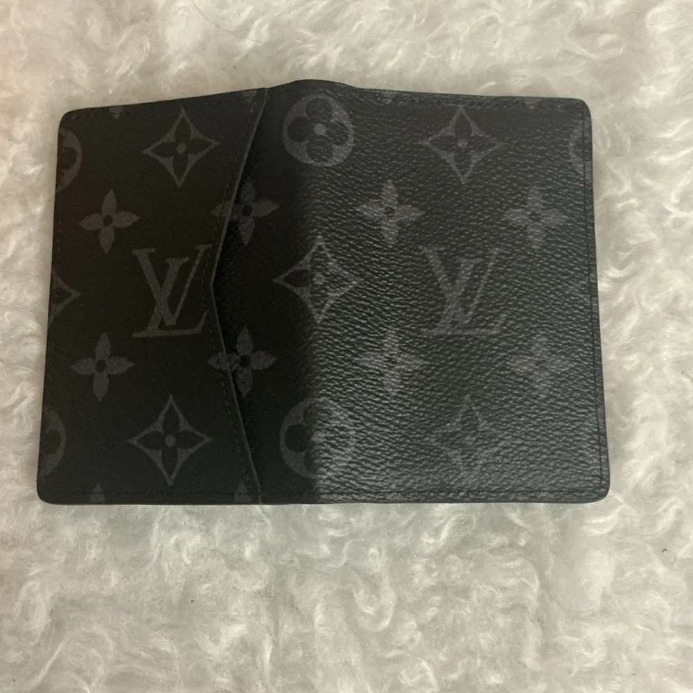 Louis Vuitton Black Monogram With Raiders Logo Card Holder